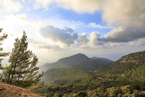 Europe, Spain, Balearic Islands, Mallorca, The Serra de Tramuntana mountains awarded