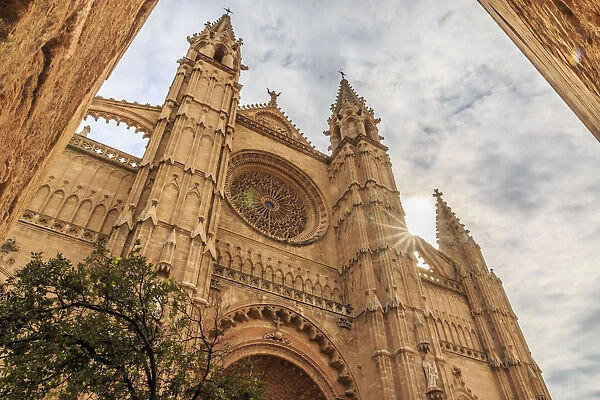 Europe, Spain, Balearic Islands, Mallorca, Palma de Mallorca. La Seu, Mallorca Cathedral