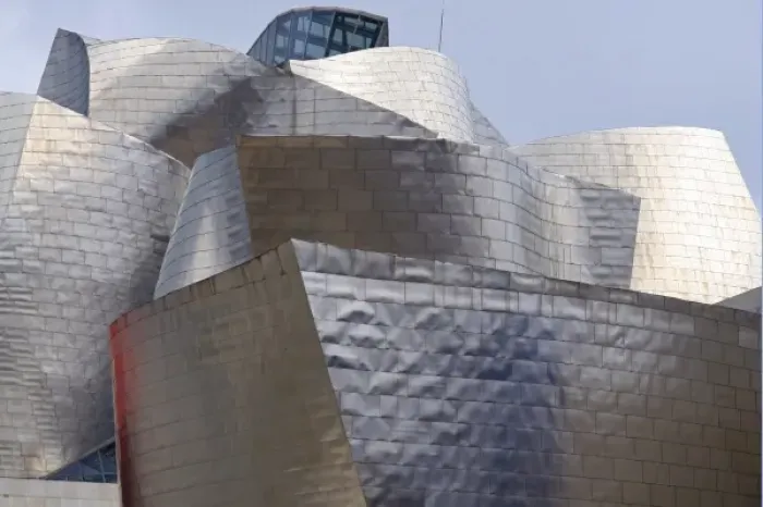 Framed Print : Europe, Spain, Bilbao. The Guggenheim Museum Bilbao