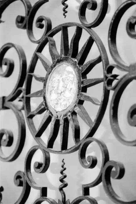 Framed Print : Europe, Spain, Mallorca. Gate detail, Palma Framed Print : Europe, Spain, Mallorca. Gate detail, Palma