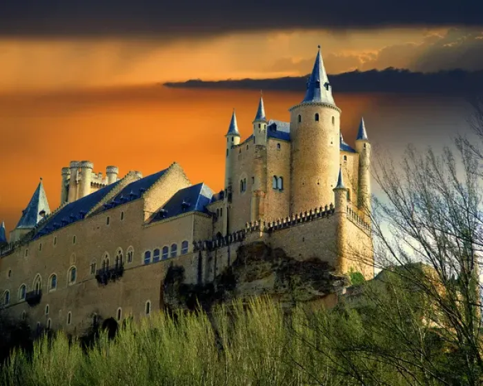 Framed Print : Europe, Spain, Segovia. Alcazar castle at sunset Framed Print : Europe, Spain, Segovia. Alcazar castle at sunset