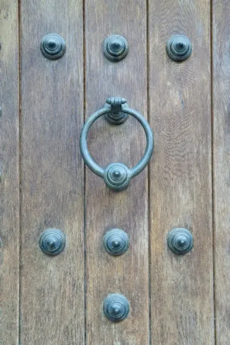 Framed Print : Europe, Spain, Toledo, Door Knocker