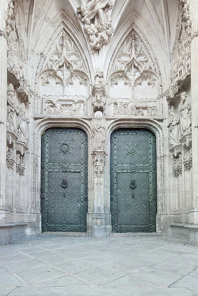 Europe, Spain, Toledo, Toledo Cathedral Door