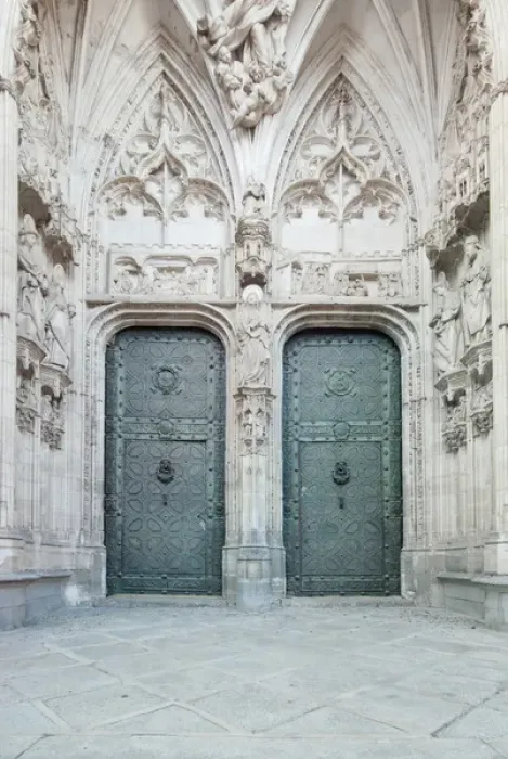 Framed Print : Europe, Spain, Toledo, Toledo Cathedral Door Framed Print : Europe, Spain, Toledo, Toledo Cathedral Door
