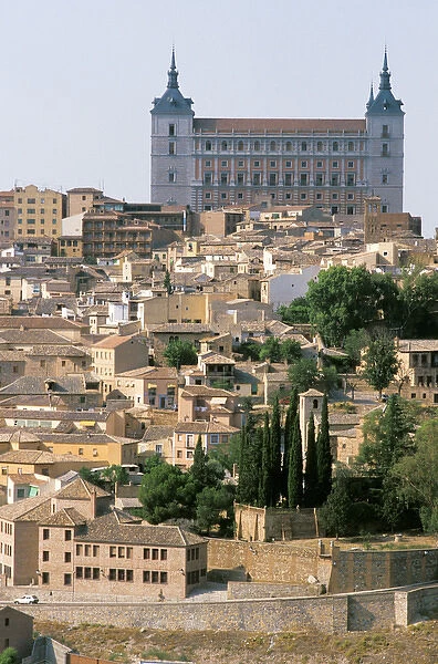 Europe, Spain, Toledo. View of the Alcazar