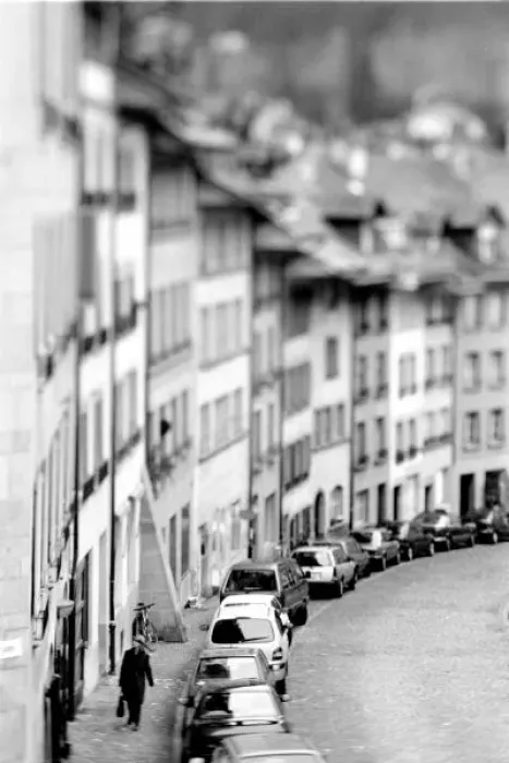 Framed Print : Europe, Switzerland, Bern. Old City buildings
