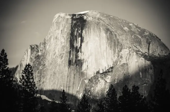 Framed Print : Evening light on Half Dome, Yosemite National Park, California, USA