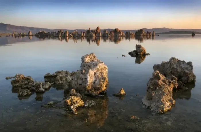 Framed Print : Evening light over Tufa formations on Mono Lake, Mono Basin, INYO National Forest Framed Print : Evening light over Tufa formations on Mono Lake, Mono Basin, INYO National Forest