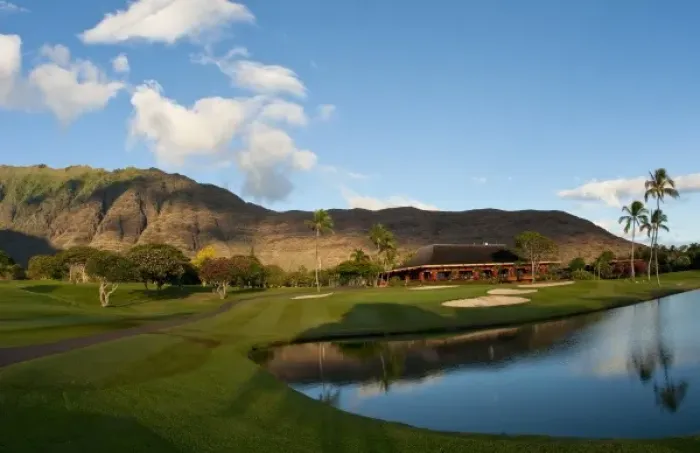 Framed Print : Exclusive hole 8 of Makaha Resort & Club in Waianae, Wekaha, Oahu, Hawaii Framed Print : Exclusive hole 8 of Makaha Resort & Club in Waianae, Wekaha, Oahu, Hawaii