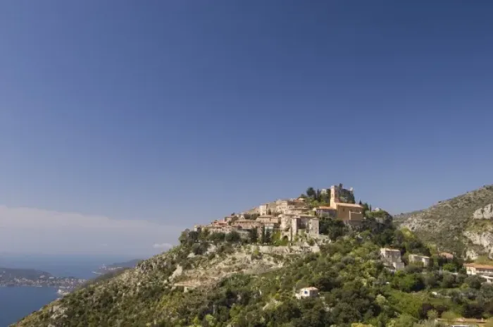 Framed Print : Eze-Village, Cote d Azur, France