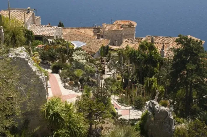 Framed Print : Eze-Village, Cote d Azur, France Framed Print : Eze-Village, Cote d Azur, France