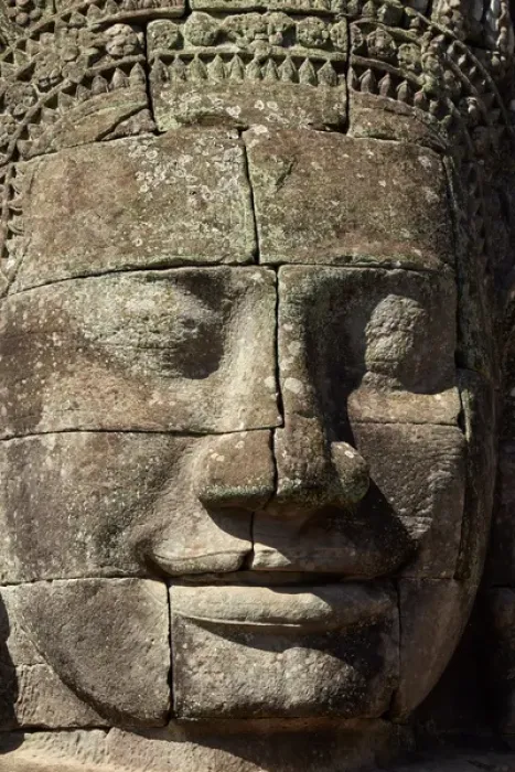 Framed Print : Face thought to depict Bodhisattva Avalokiteshvara, Bayon temple ruins, Angkor Thom Framed Print : Face thought to depict Bodhisattva Avalokiteshvara, Bayon temple ruins, Angkor Thom