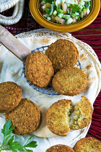 Falafel, Chickpeas croquettes, Arabic countries, Arabic cooking
