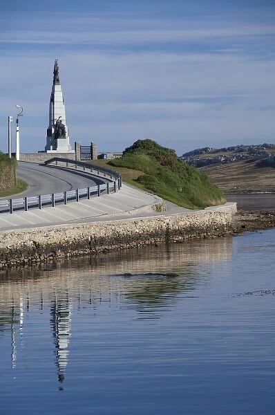 Falkland Island, Stanley (aka Port Stanley). Battle Memorial commemorates Navel action