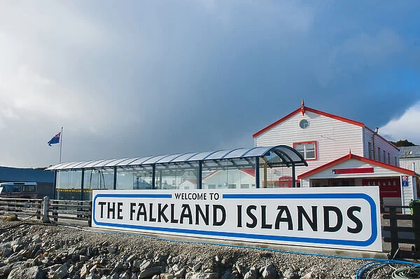 Falkland Islands. Stanley. Tiny port in the town of Stanley