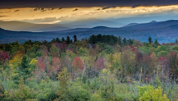 Fall colors in the White Mountains, New Hampshire