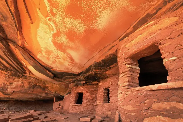 Framed Print : Fallen Roof House Cedar Mesa Bears Ears National Monument, Utah Framed Print : Fallen Roof House Cedar Mesa Bears Ears National Monument, Utah