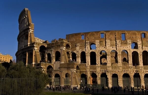 Famous Colosseum in Rome Italy Landmark Monument in Europe