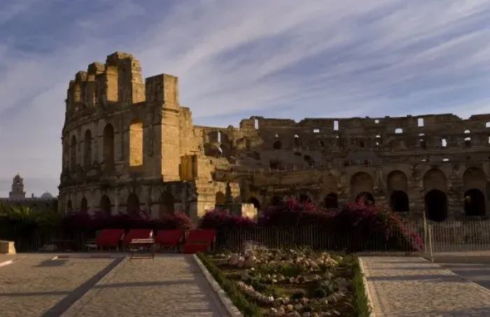 Framed Print : Famous El Jem Roman Amphitheater, third largest in world in El Jem Tunisia Africa Framed Print : Famous El Jem Roman Amphitheater, third largest in world in El Jem Tunisia Africa