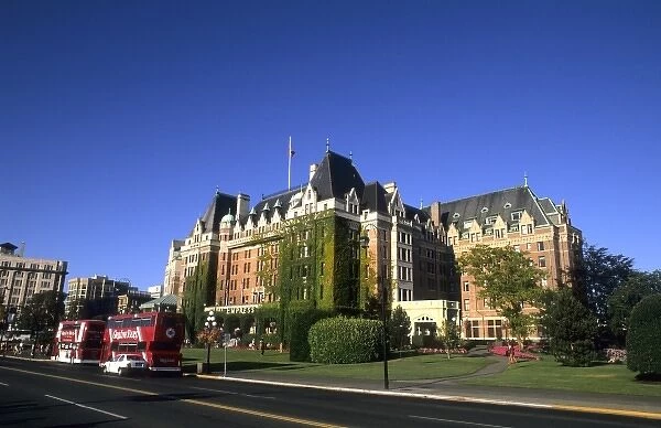 The famous Empress Hotel in beautiful Victoria British Columbia Canada