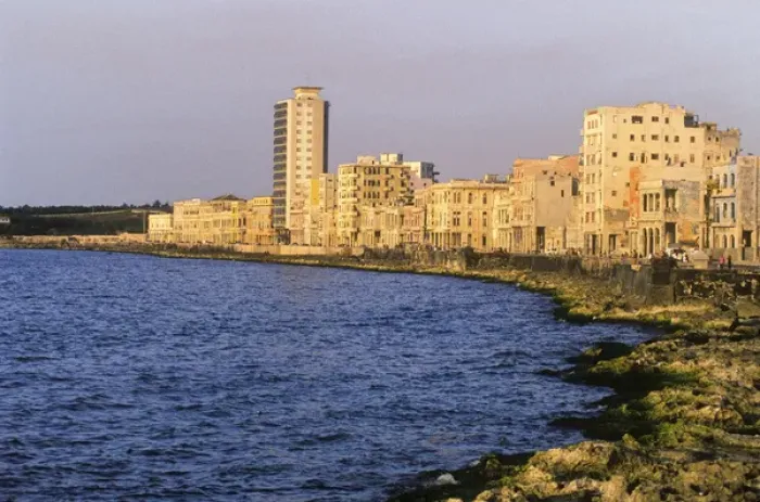 Framed Print : The famous Malecon on the waterfront in the Old City of Havana