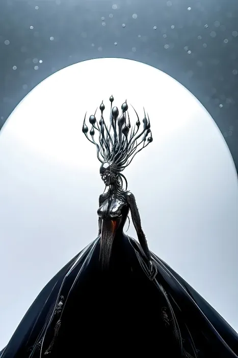Framed Print : Fantasy of alien queen covered in ferrofluid. ©Jim Zuckerman / Jaynes Gallery / DanitaDelimont.com Framed Print : Fantasy of alien queen covered in ferrofluid. ©Jim Zuckerman / Jaynes Gallery / DanitaDelimont.com