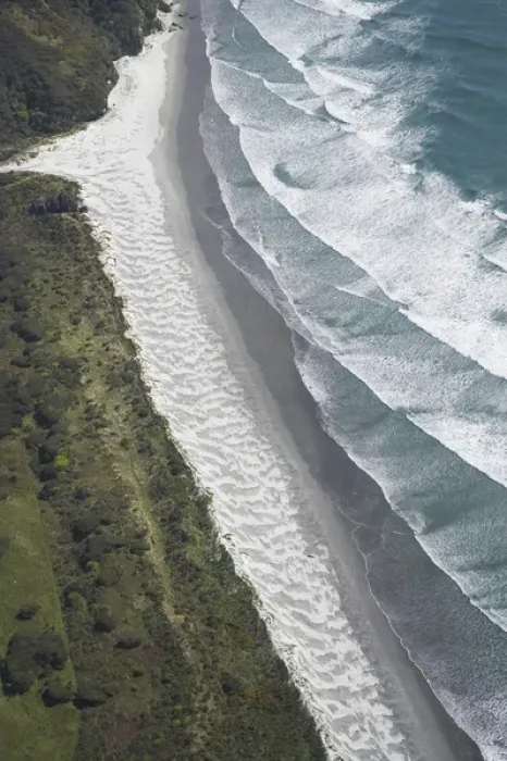 Framed Print : Farewell Spit and Tasman Sea, Nelson Region, South Island, New Zealand - aerial Framed Print : Farewell Spit and Tasman Sea, Nelson Region, South Island, New Zealand - aerial