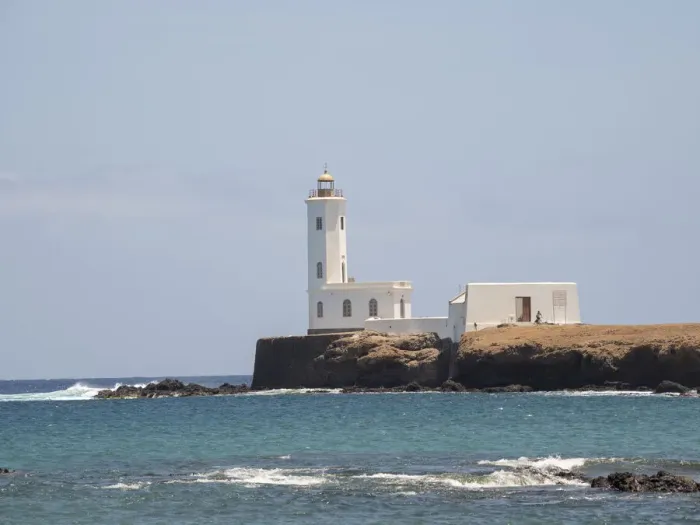 Framed Print : Farol de D. Maria Pia. The capital Praia on Santiago Island (Ilha de Santiago) Framed Print : Farol de D. Maria Pia. The capital Praia on Santiago Island (Ilha de Santiago)