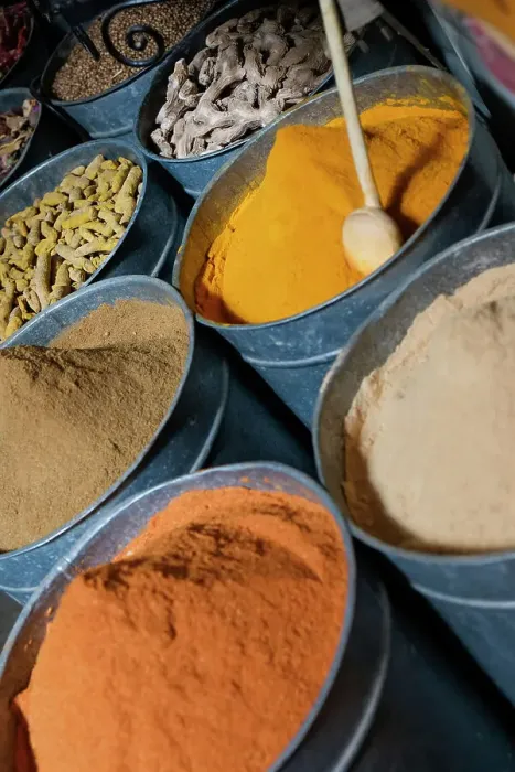 Framed Print : Fes, Morocco. Exotic spices for sale in the medina Framed Print : Fes, Morocco. Exotic spices for sale in the medina
