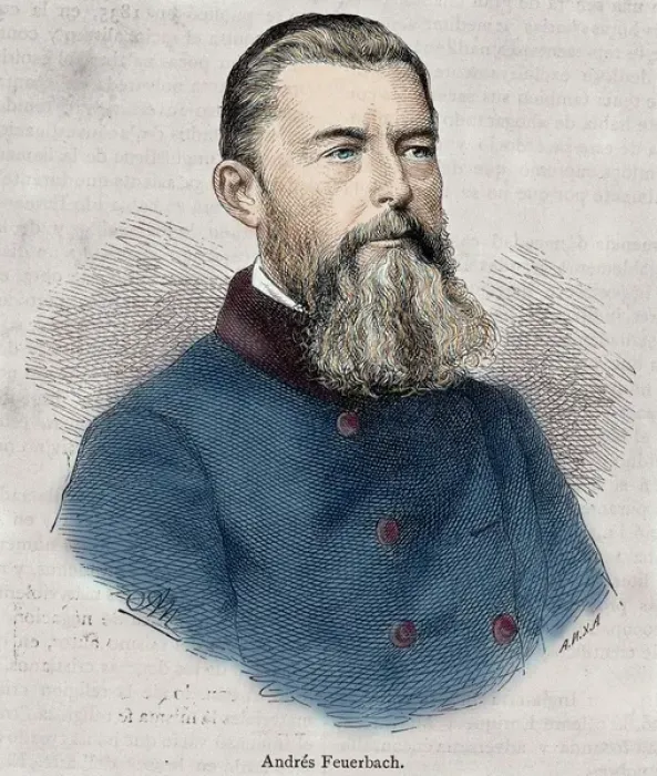 Framed Print : Feuerbach, Ludwig (1804-1872) German philosopher. Engraving by A. Etching Newmann Framed Print : Feuerbach, Ludwig (1804-1872) German philosopher. Engraving by A. Etching Newmann
