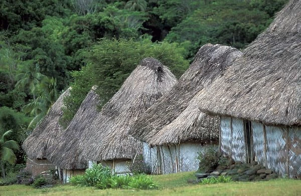 Fiji, Viti, Traditional hut houses