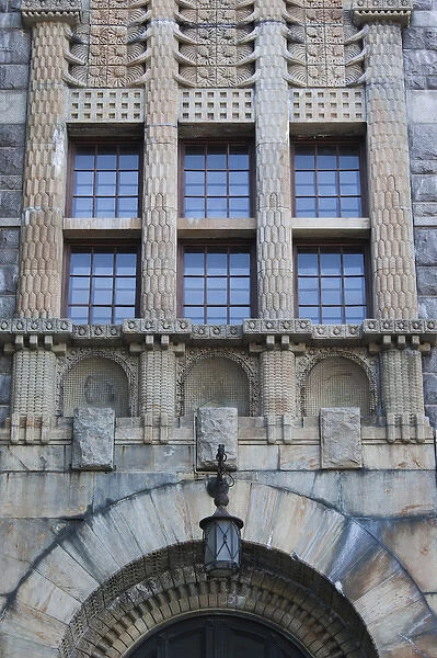 Finland, Helsinki, Kansallimuseo, National Museum of Finland, main entrance