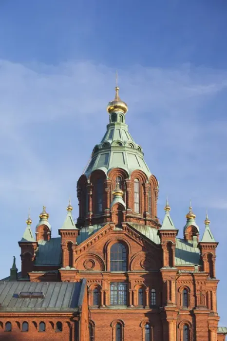 Framed Print : Finland, Helsinki, Uspenski Orthodox Cathedral