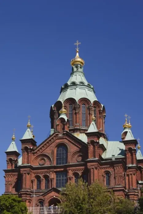 Framed Print : Finland, Helsinki, Uspenski Orthodox Cathedral