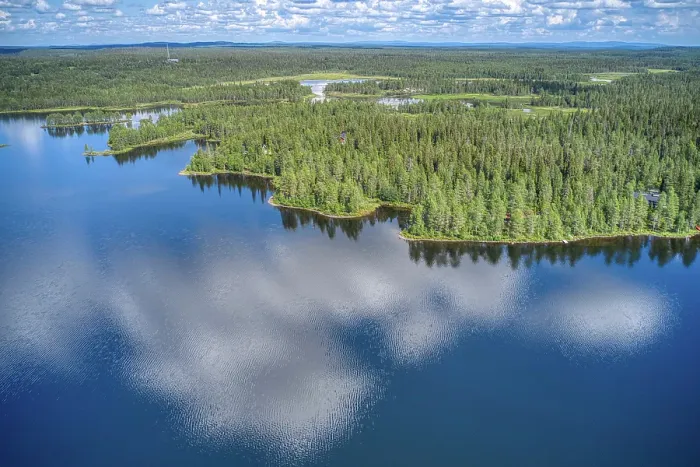 Framed Print : Finland, North Ostrobothnia, Rukatunturi area