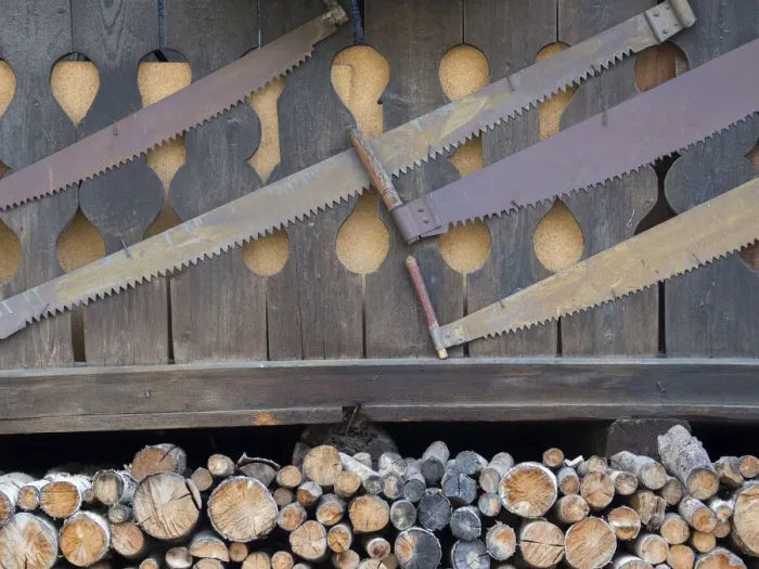 Framed Print : Firewood. Predazzo in valley Val di Fiemme, in the Dolomites Italy