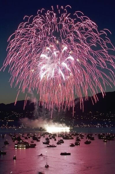 Fireworks, Celebration of Lights, English Bay, Vancouver, British Columbia