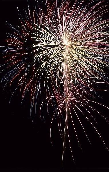 Fireworks display, Maine, USA