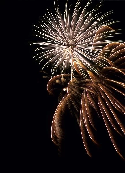 Fireworks display, Maine, USA
