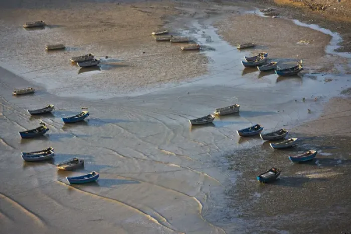 Framed Print : Fishing boats on the muddy beach, East China Sea, Xiapu, Fujian, China Framed Print : Fishing boats on the muddy beach, East China Sea, Xiapu, Fujian, China