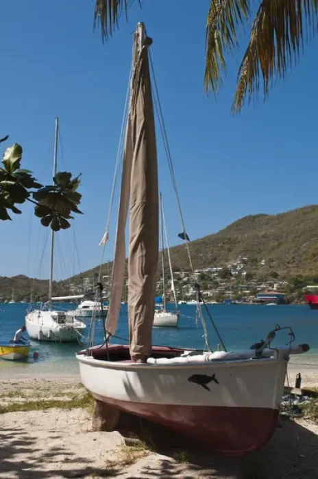 Framed Print : Fishing boats in Port Elizabeth harbour, Bequia, St. Vincent & The Grenadines Framed Print : Fishing boats in Port Elizabeth harbour, Bequia, St. Vincent & The Grenadines