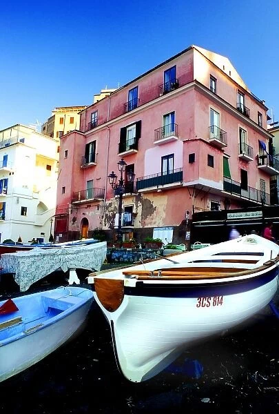 Fishing boats in Sorrento, Italy