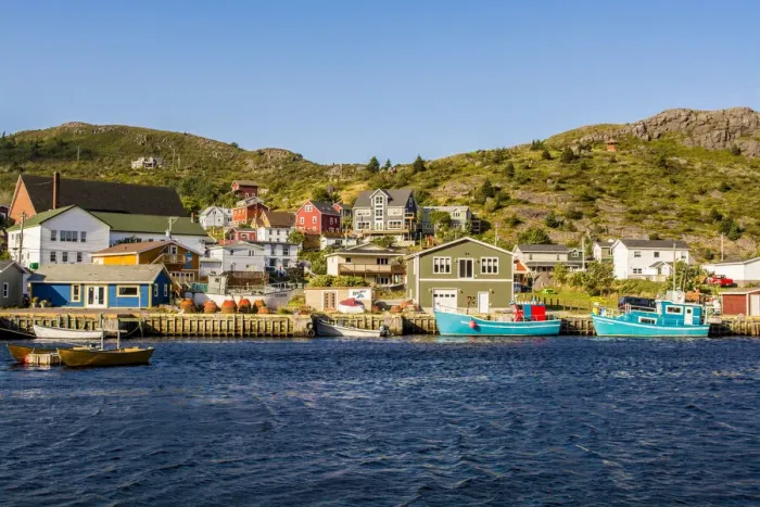 Framed Print : Fishing village of Petty Harbor, Newfoundland, Canada Framed Print : Fishing village of Petty Harbor, Newfoundland, Canada
