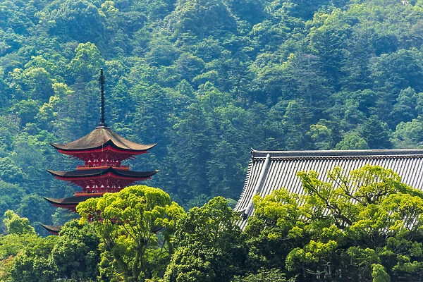 Five-Storied Pagoda (Gojunoto), Miyajima, Japan