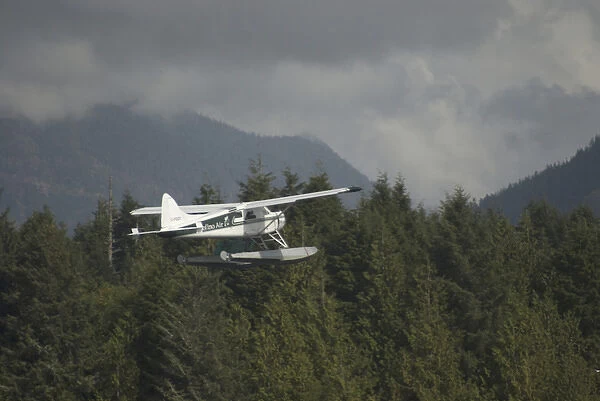 Float Plane Flying, Tofino, British Columbia, Canada, September 2006
