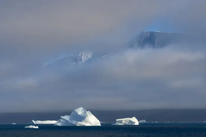 Framed Print : Floating iceberg in the ocean, Greenland Framed Print : Floating iceberg in the ocean, Greenland