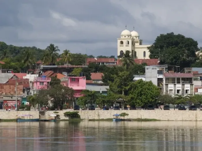 Framed Print : Flores, Guatemala: Views of the island that is the heart of flores2 Framed Print : Flores, Guatemala: Views of the island that is the heart of flores2