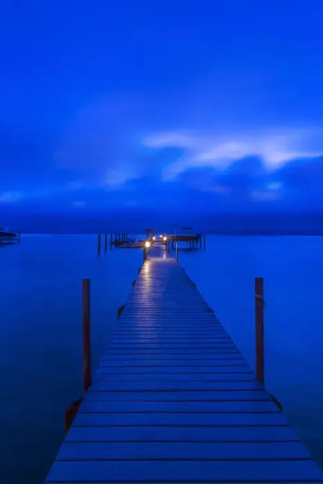 Framed Print : Florida, Sanibel, Private Dock at Dawn Framed Print : Florida, Sanibel, Private Dock at Dawn