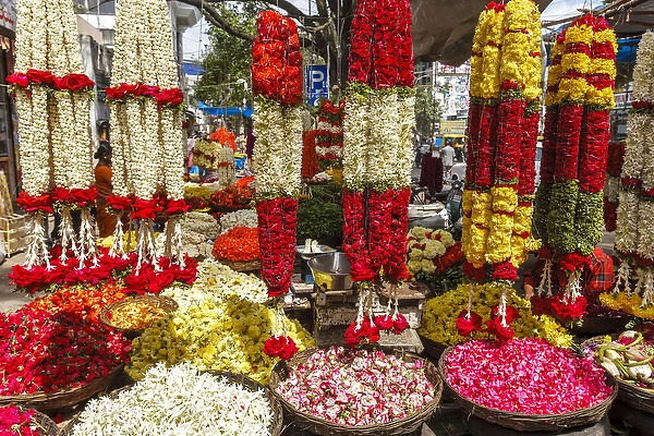 Flower shop, southern India