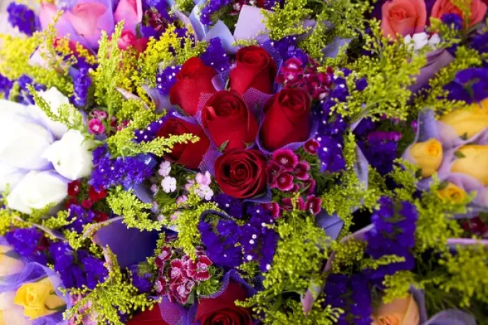 Framed Print : Flowers at Flower Market, Hong Kong, China